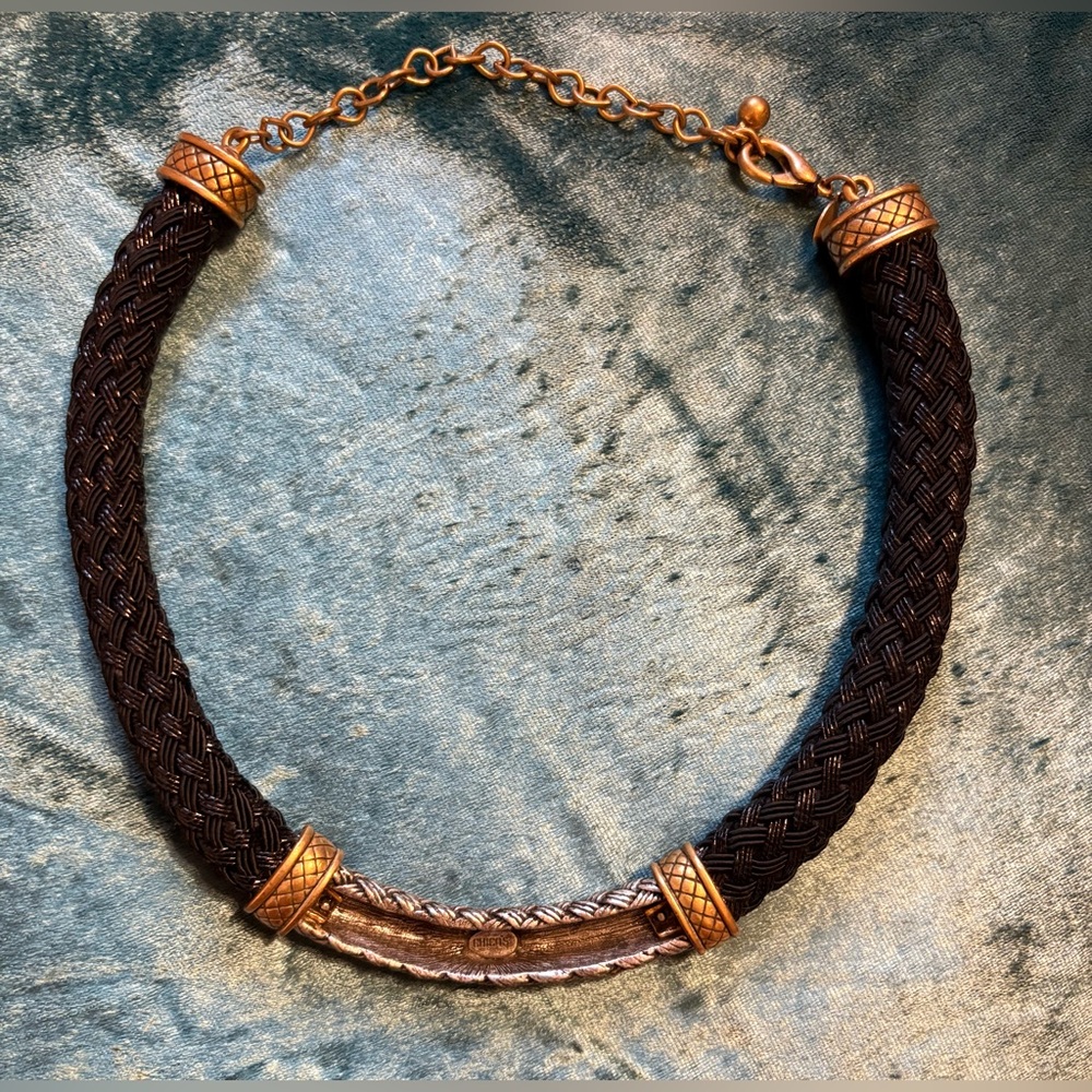 Chico’s Braided Rope Necklace - Picture 2 of 10